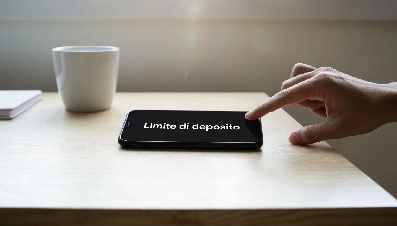 Un foglio di concessione in carta con un timbro rosso, appoggiato su una scrivania di legno accanto a una penna